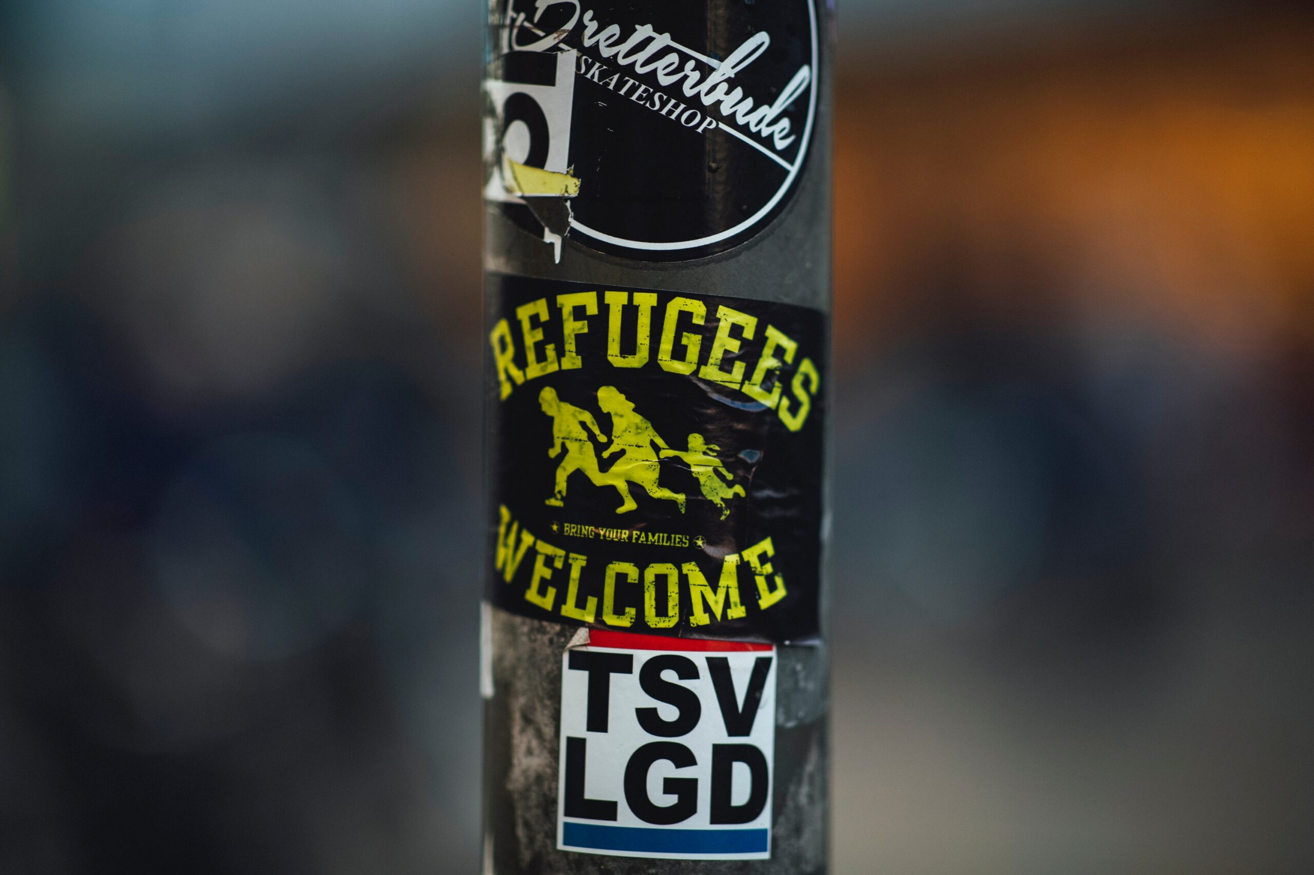 Photo by Markus Spiske: https://www.pexels.com/photo/street-metal-pillar-with-various-stickers-3806771/